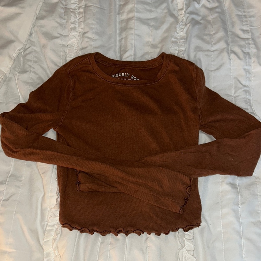 Seriously soft cropped longsleeve